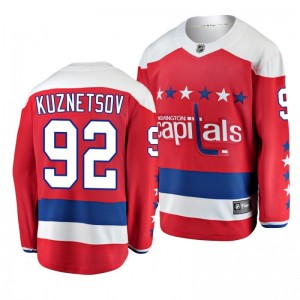 Youth Evgeny Kuznetsov Washington Capitals 2019 Alternate Breakaway Player Fanatics Branded Red Jersey - Sale
