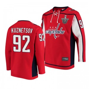 2020 Stanley Cup Playoffs Capitals Evgeny Kuznetsov Jersey Hoodie Red - Sale