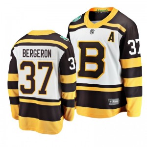Patrice Bergeron Bruins 2019 Winter Classic Breakaway Player White Jersey - Sale