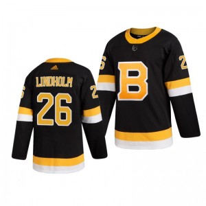 Men's Bruins Par Lindholm Black Authentic Pro Alternate Jersey - Sale