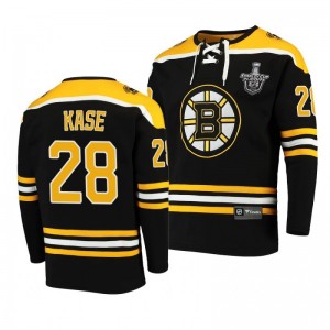 2020 Stanley Cup Playoffs Bruins Ondrej Kase Jersey Hoodie Black - Sale