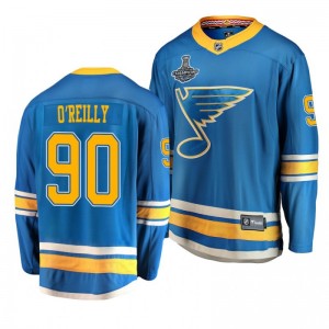 Blues 2019 Stanley Cup Champions Ryan O'Reilly Alternate Breakaway Player Jersey - Blue - Sale