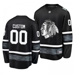 Blackhawks Custom Black 2019 NHL All-Star Jersey - Sale