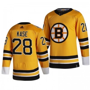 Bruins Ondrej Kase 2021 Reverse Retro Gold Authentic Jersey - Sale