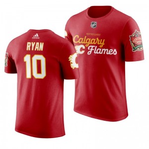 Calgary Flames Derek Ryan 2019 Heritage Classic Saskatchewan Red T-Shirt - Sale