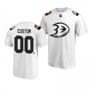 Ducks Custom White 2019 NHL All-Star T-shirt - Sale