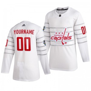 Washington Capitals Custom 00 2020 NHL All-Star Game Authentic adidas White Jersey - Sale