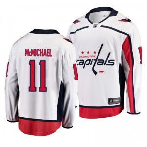 Capitals 2019 NHL Draft Connor McMichael Breakaway Player White Jersey - Sale