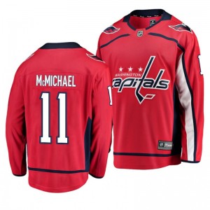 Capitals 2019 NHL Draft Connor McMichael Breakaway Player Red Jersey - Sale