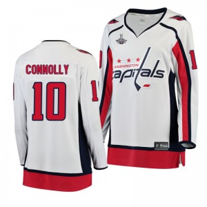 Brett Connolly Capitals Women's 2018 Stanley Cup Champions Away Jersey White - Sale