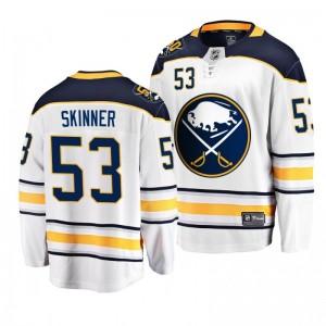 50th Anniversary Buffalo Sabres White Breakaway Player Fanatics Branded Jeff Skinner Jersey - Sale
