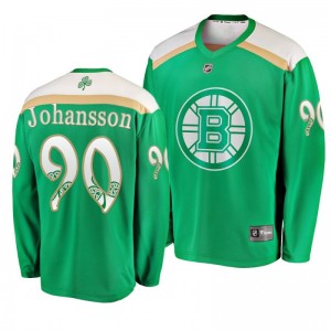 Boston Bruins Marcus Johansson 2019 St. Patrick's Day Green Replica Fanatics Branded Jersey - Sale