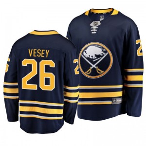Sabres Jimmy Vesey Breakaway Player Blue Home Jersey - Sale