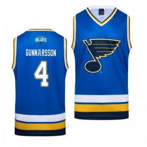 Carl Gunnarsson Blues Blue Hockey Home Tank Top - Sale