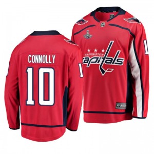 2018 Stanley Cup Champions Brett Connolly Capitals Red Breakaway Player Home Jersey - Sale