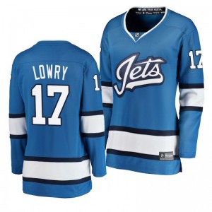 Women's Blue Jets Adam Lowry Fanatics Breakaway Player Alternate Jersey - Sale