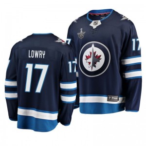Jets Adam Lowry 2019 Stanley Cup Playoffs Breakaway Player Jersey Navy - Sale