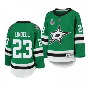 Youth Stars Esa Lindell 2020 Stanley Cup Final Replica Player Home Kelly Green Jersey - Sale