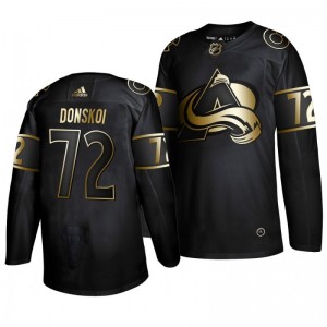 Joonas Donskoi Avalanche Black Authentic Golden Edition Adidas Jersey - Sale