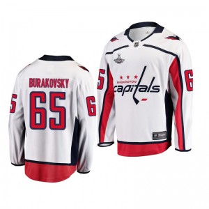 Capitals Andre Burakovsky White 2018 Away Stanley Cup Champions Youth Jersey - Sale