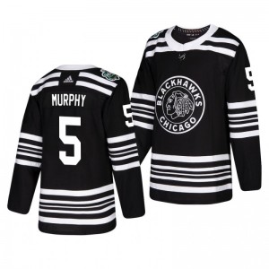 Connor Murphy Blackhawks 2019 Winter Classic Adidas Authentic Player Black Jersey - Sale