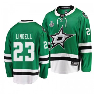 Men's Stars Esa Lindell 2020 Stanley Cup Final Breakaway Player Home Green Jersey - Sale