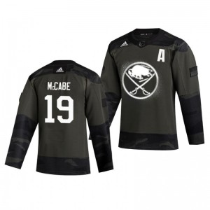 Jake McCabe 2019 Veterans Day Sabres Practice Authentic Jersey - Sale