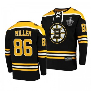 2020 Stanley Cup Playoffs Bruins Kevan Miller Jersey Hoodie Black - Sale