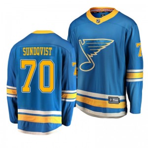 Youth Oskar Sundqvist St. Louis Blues 2019 Alternate Breakaway Player Fanatics Branded Blue Jersey - Sale