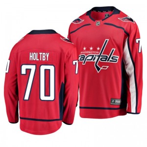 Capitals Braden Holtby Home Breakaway Player Red Youth Jersey - Sale