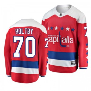 Youth Braden Holtby Washington Capitals 2019 Alternate Breakaway Player Fanatics Branded Red Jersey - Sale