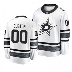 Stars Custom White 2019 NHL All-Star Jersey - Sale